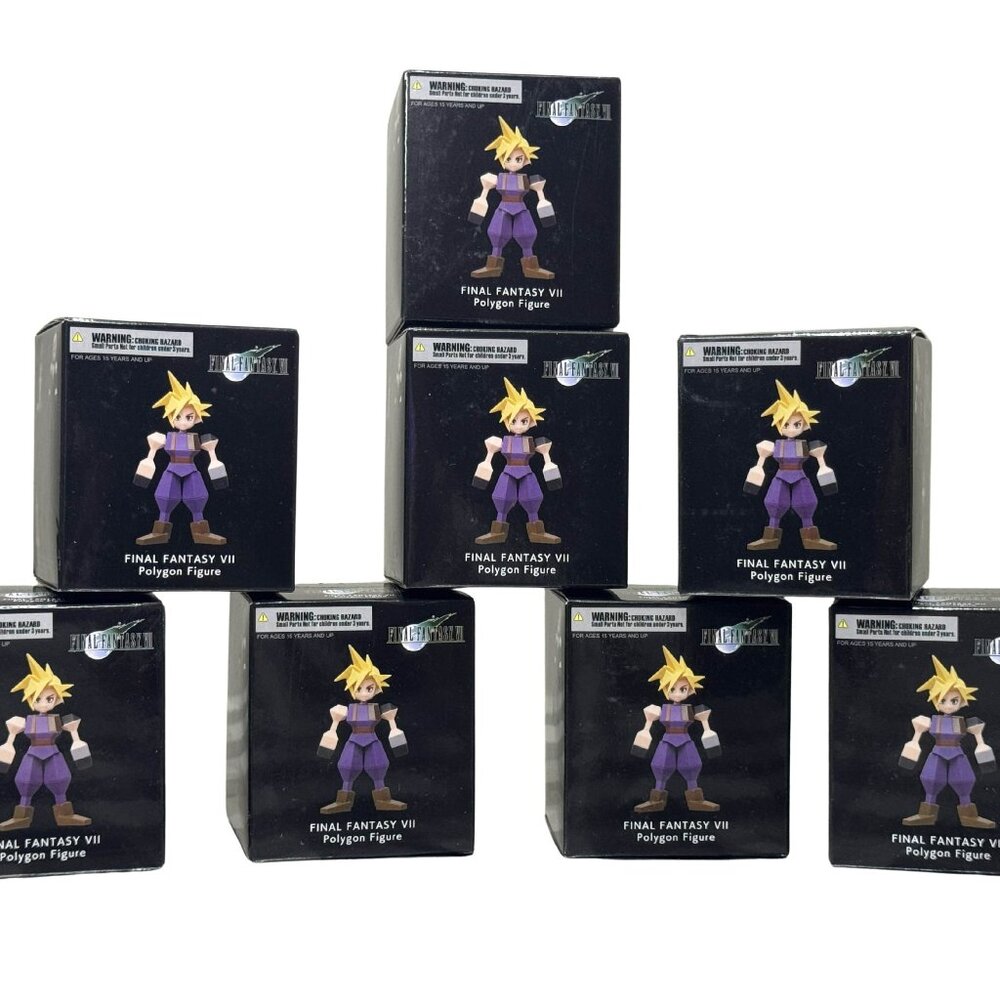 Final Fantasy VII Polygon Figure vol. 2 (Square Enix, 1997) BOX OF 8 SEALED